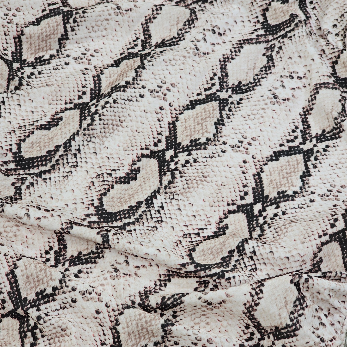 Snakeskin Print Women’s One Piece Swimsuit Bathing Suit, Size L