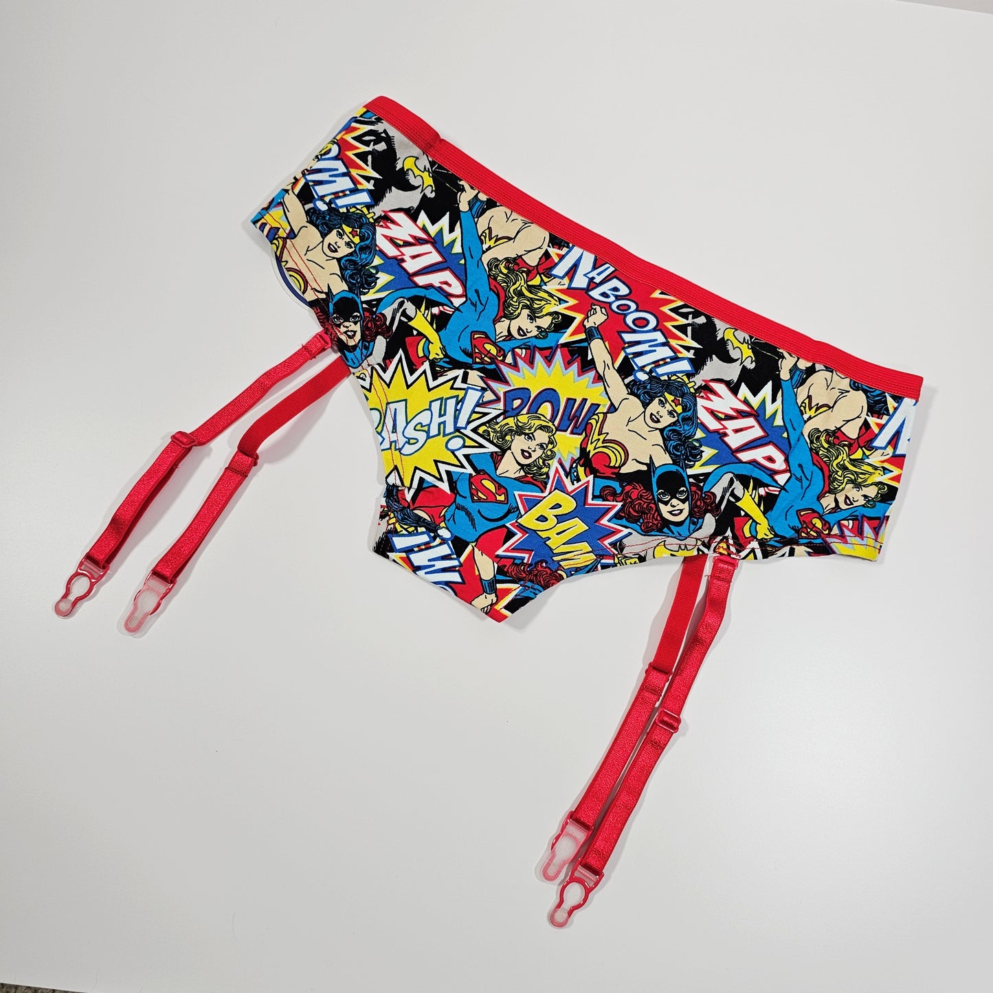 💥 Unleash Your Inner Hero: Official DC Comics Girl Power Garter Briefs