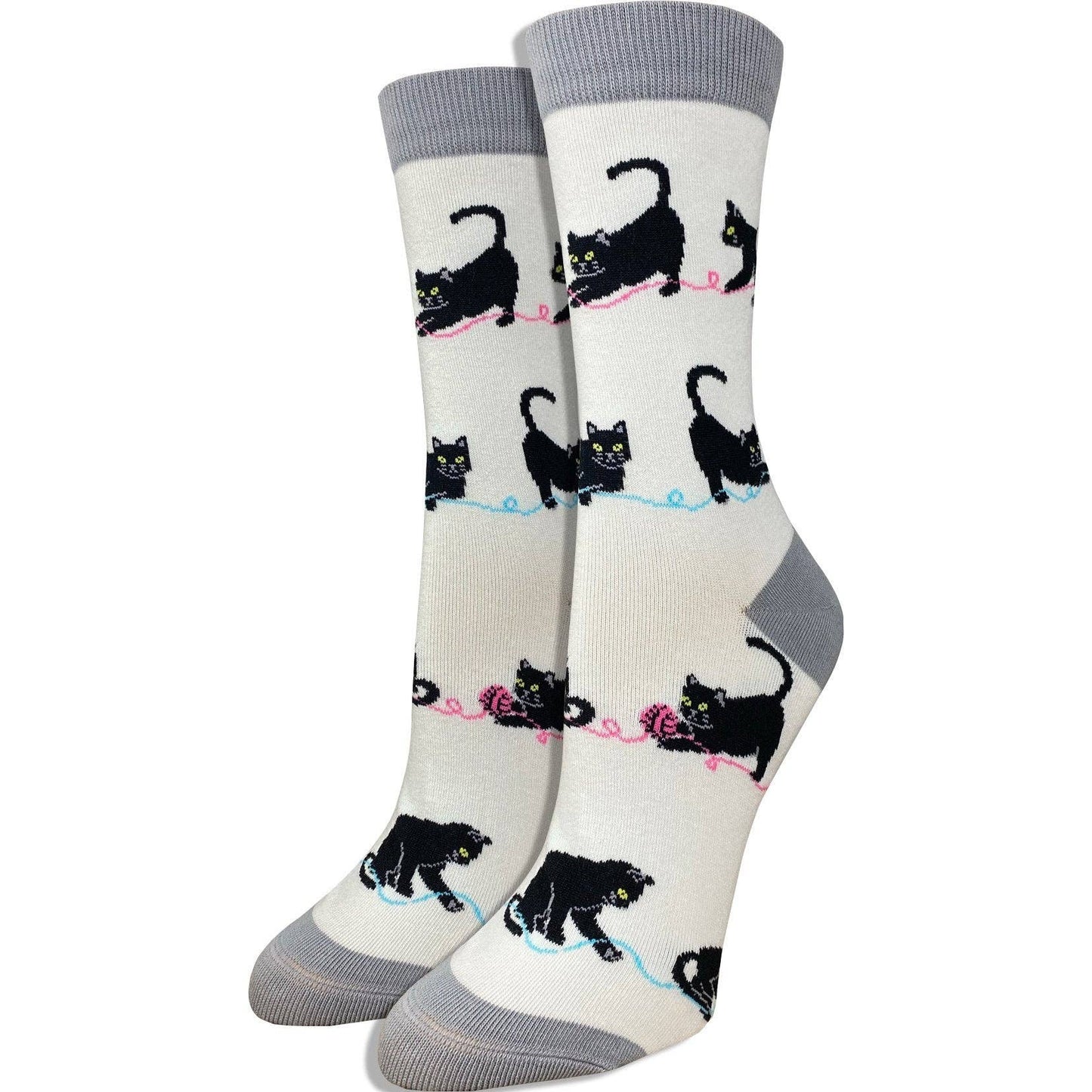 Women's Black Cat Socks