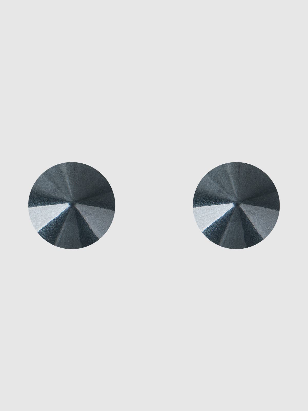 Metal Circular Cone Pasties, Black, One Size