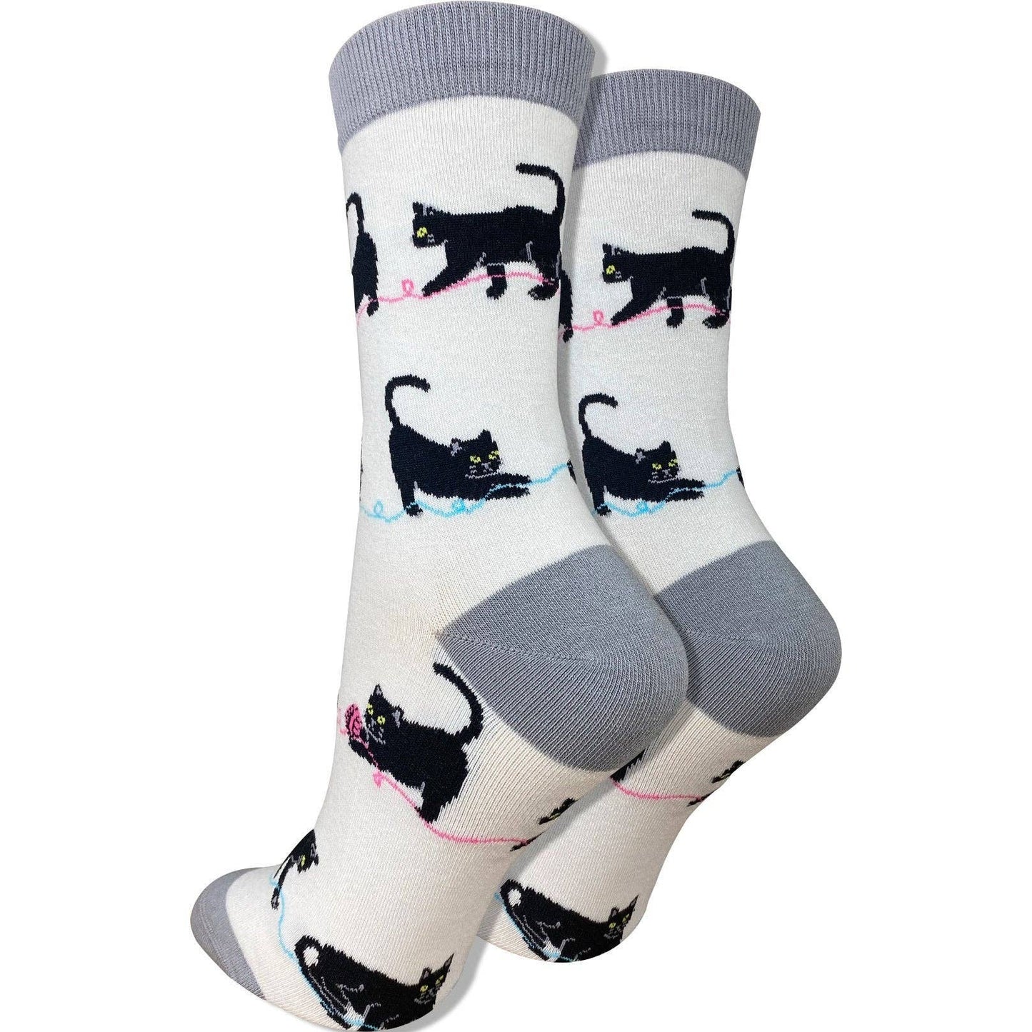 Women's Black Cat Socks