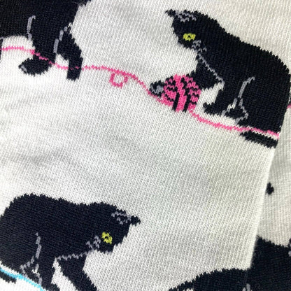 Women's Black Cat Socks