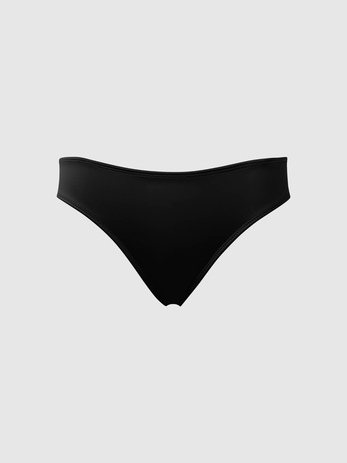 ALLEGRA LIQUID SATIN HIPSTER: BLACK