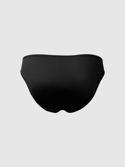 ALLEGRA LIQUID SATIN HIPSTER: BLACK