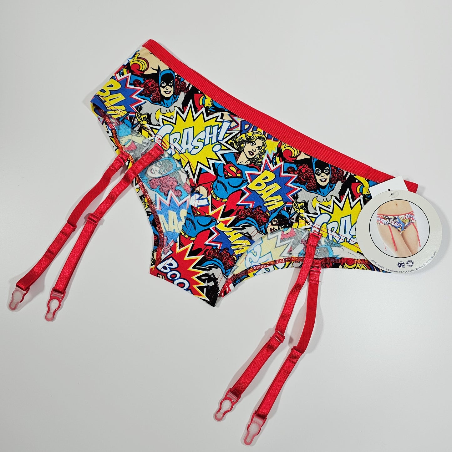 💥 Unleash Your Inner Hero: Official DC Comics Girl Power Garter Briefs