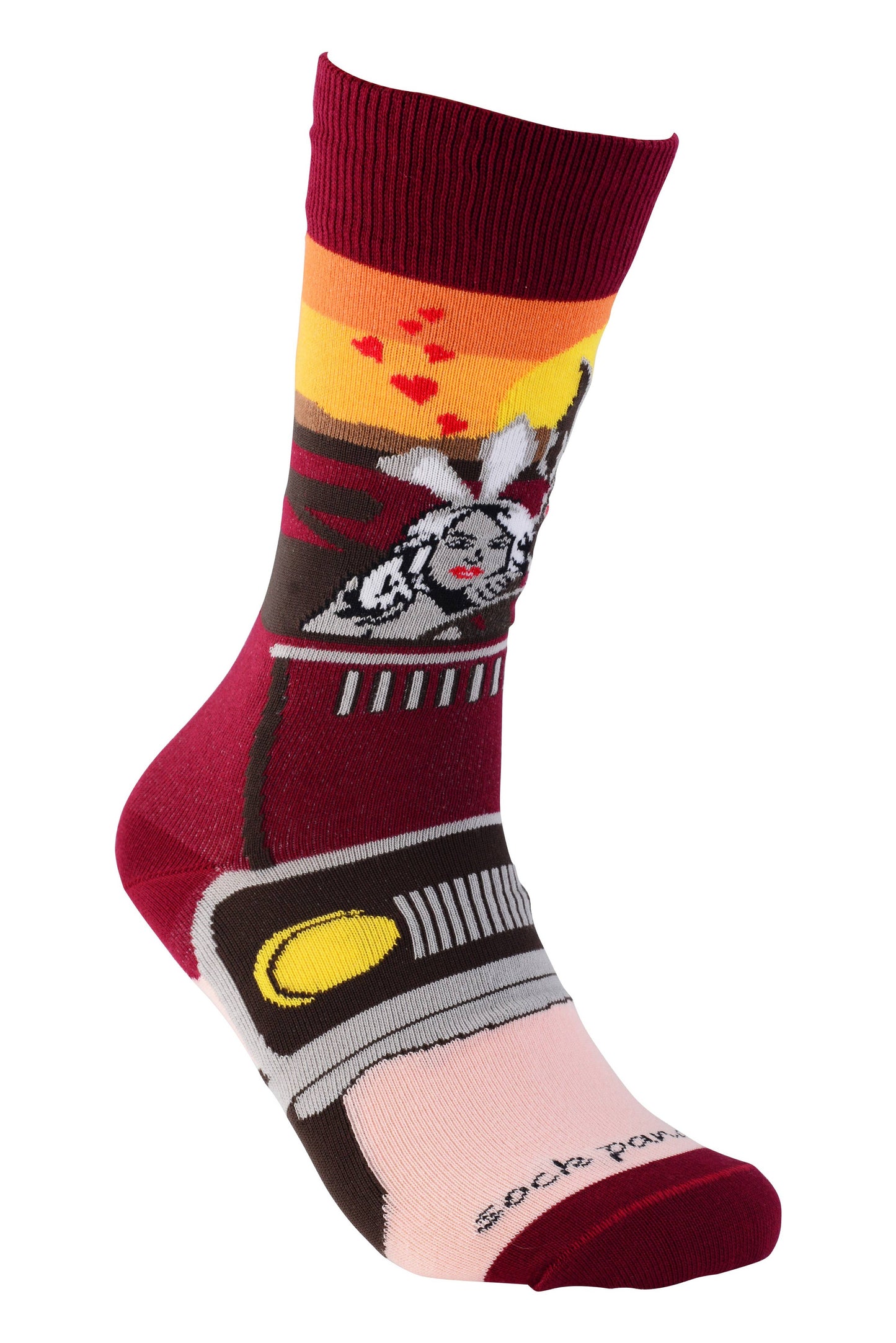 Wild Love Rabbits Socks (Adult Medium)