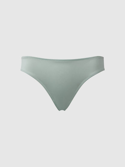 ALLEGRA LIQUID SATIN HIPSTER: AQUA